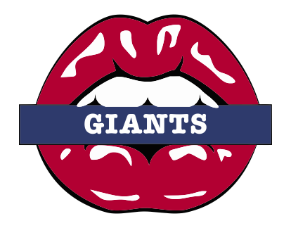 New York Giants Lips Logo iron on paper